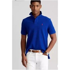 Polo Ralph Lauren Shirt Boys XL Blue Classic Fit Polo Green Pony Golf Core Comfy